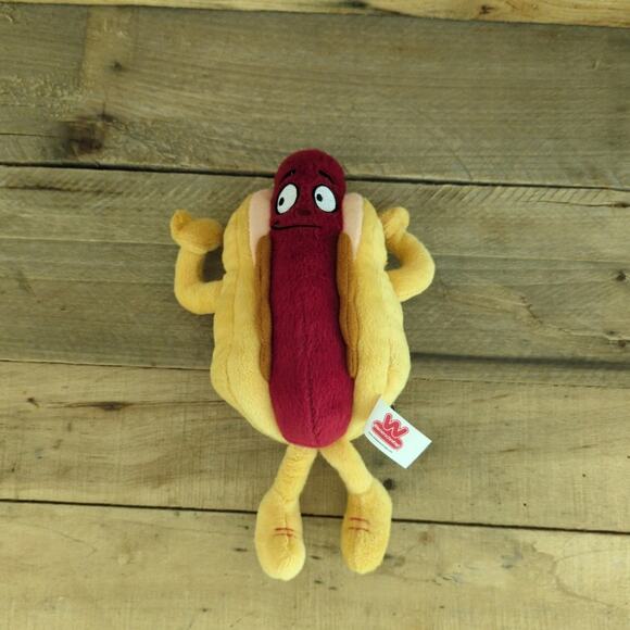 Wienerschnitzel Stuffed Plush Frankfurter Chili Hotdog in Bun The Delicious One - Picture 2 of 8